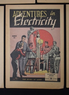 (7) Comic books - GE Adventures in Electricity, Numbers 1-7 - 8