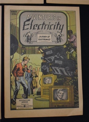 (7) Comic books - GE Adventures in Electricity, Numbers 1-7 - 9