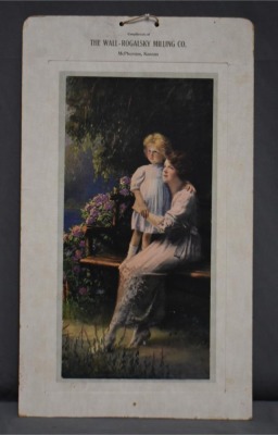 Advertising print - The Wall-Rogalsky Milling Co., McPherson, KS, "Waiting for Daddy" - 2