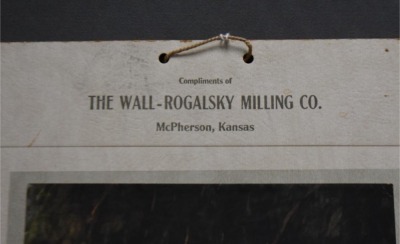 Advertising print - The Wall-Rogalsky Milling Co., McPherson, KS, "Waiting for Daddy" - 3