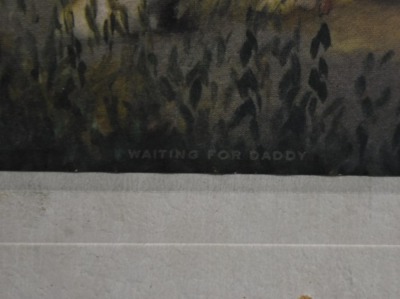 Advertising print - The Wall-Rogalsky Milling Co., McPherson, KS, "Waiting for Daddy" - 6