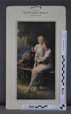 Advertising print - The Wall-Rogalsky Milling Co., McPherson, KS, "Waiting for Daddy" - 8