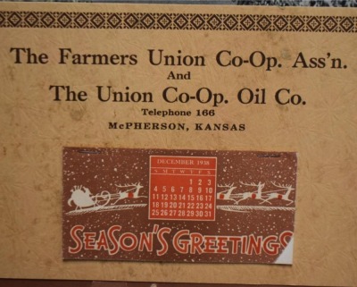 1938 Advertising print - The Farners Union Co-op. Ass'n., McPherson, KS, "Winding Road" - 5
