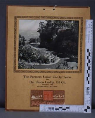 1938 Advertising print - The Farners Union Co-op. Ass'n., McPherson, KS, "Winding Road" - 7