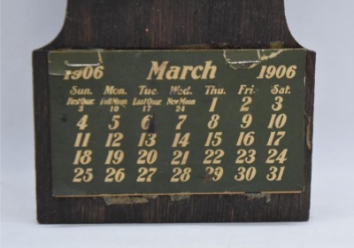 1906 Advertising calendar - Gem Drug Store, Ellinwood, KS - 6