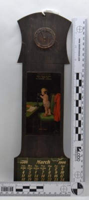 1906 Advertising calendar - Gem Drug Store, Ellinwood, KS - 9
