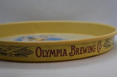 Olympia Beer Co. 13" beer tray (girl floating on clouds) - 7