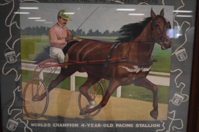 International Stock Food advertising racing poster - Online 2:04/ The Phenomenal Sire of Fast Pacers - 3