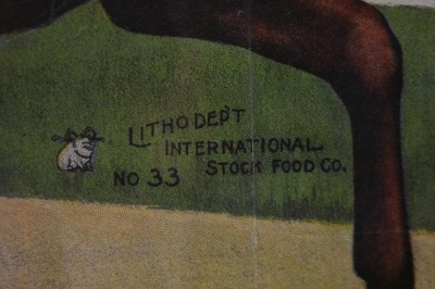 International Stock Food advertising racing poster - Online 2:04/ The Phenomenal Sire of Fast Pacers - 4