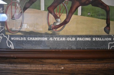 International Stock Food advertising racing poster - Online 2:04/ The Phenomenal Sire of Fast Pacers - 5