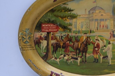 (3) Tip trays: Chesterfield Cigarettes, Coca-cola and Monticello Whiskey - 5