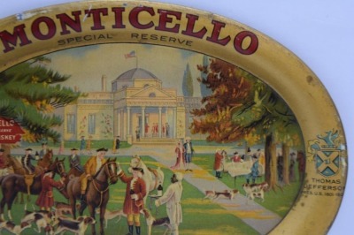 (3) Tip trays: Chesterfield Cigarettes, Coca-cola and Monticello Whiskey - 6