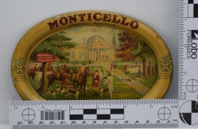 (3) Tip trays: Chesterfield Cigarettes, Coca-cola and Monticello Whiskey - 8