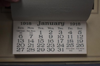 1918 Advertiising calendar - Security State Bank, Wellington, KS, "The End of a Perfect Day/ Zula Kenyon" - 10