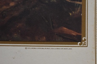 1918 Advertising calendar - The Bierer Shadel Merc. Co., Hiawatha, KS, "Masterless" from original R.A. Fox painting - 6