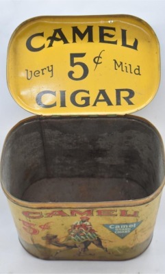 Camel 5 cent Cigar tin - good graphics - 9
