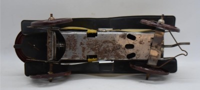 A.C. Gilbert Stutz Bearcat pressed steel wind-up car (missing driver) - 8
