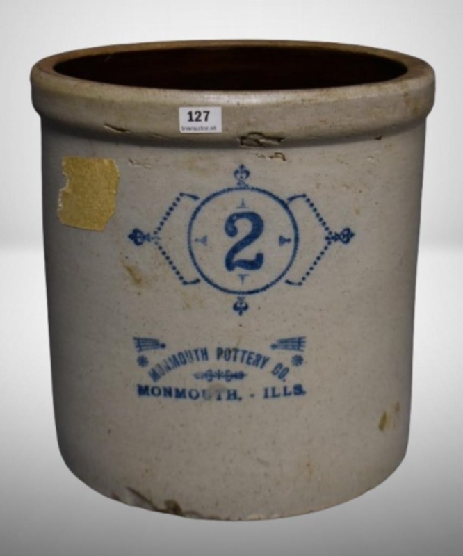 Monmouth Pottery Co. 2 gal. crock