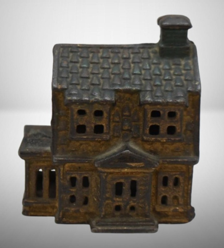 A.C. Williams small colonial house still bank, green roof
