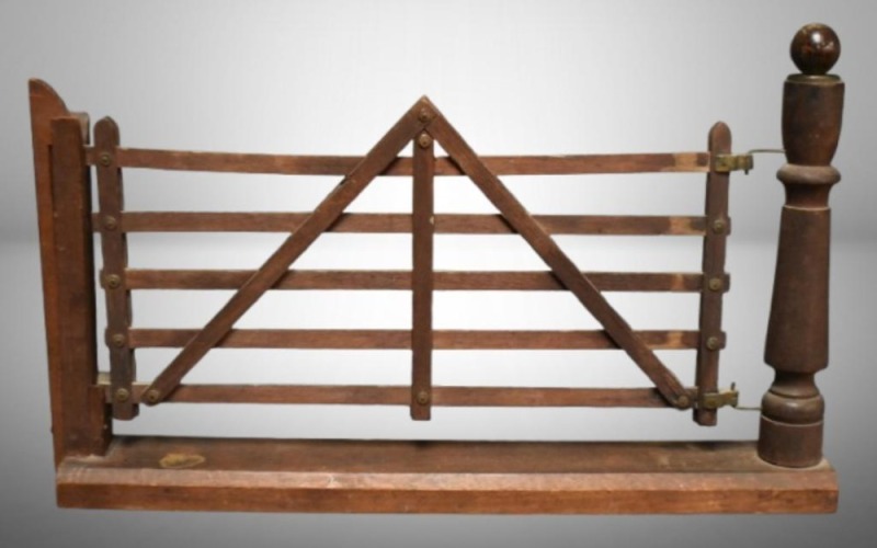 Salesman Sample of wooden farm gate