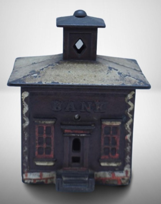J&E Stevens Cast Iron cupola still "Bank" building