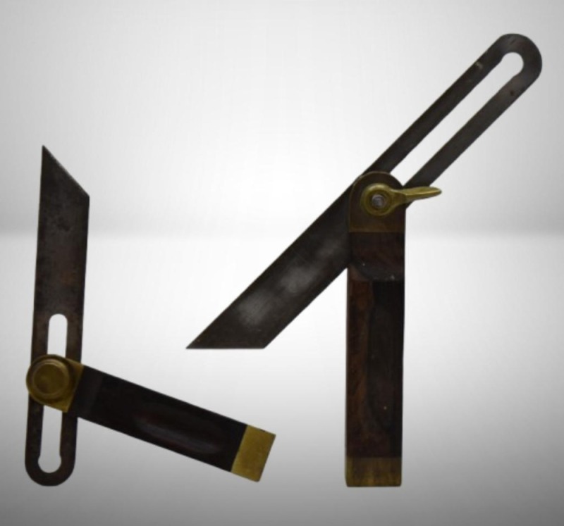 (2) Stanley sliding T-bevel guides