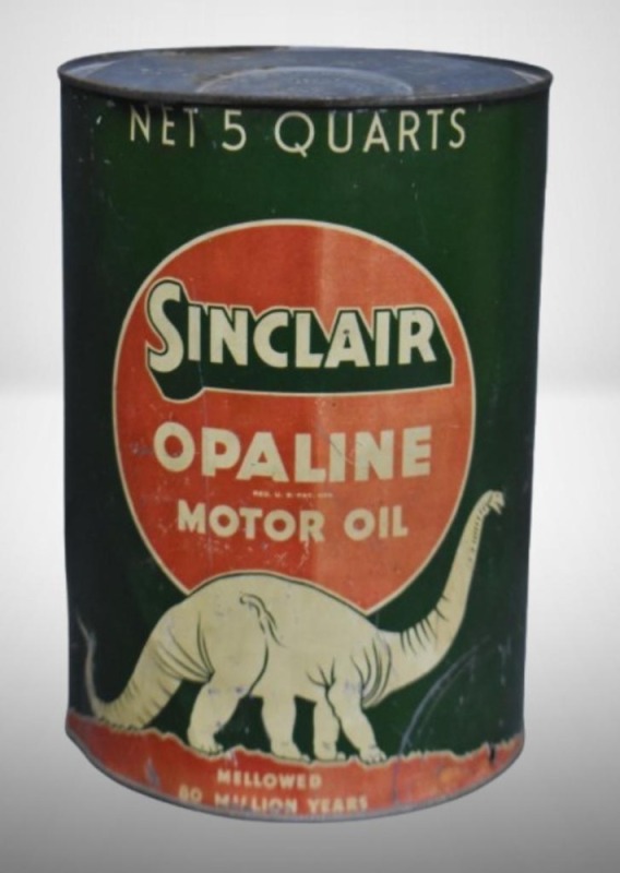 Sinclair Opaline Motor Oil 5 qt. can, green