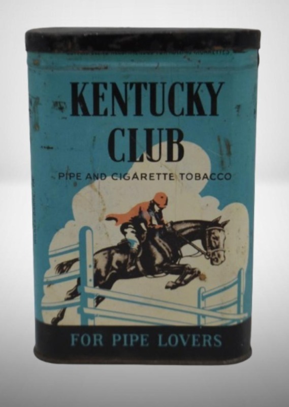 Kentucky Club Pipe and Cigarette Tobacco pocket tin
