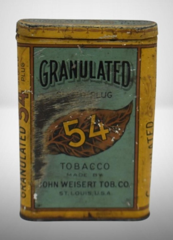 Granulated Sliced Plug 54 Tobacco pocket tin