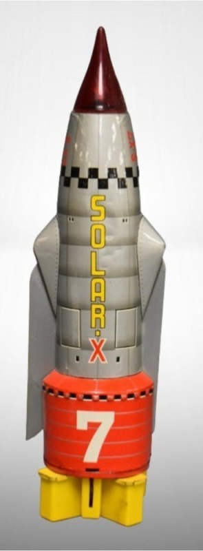 1960's B.O.S-X7 rocket jet space ship