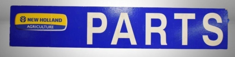Wood advertising sign - New Holland Agriculture Parts