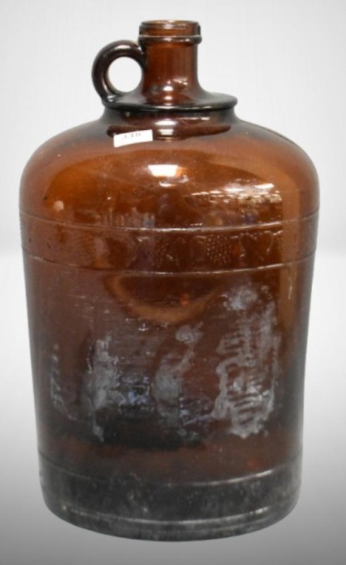1950's Dominion/diamond Glass (Made in Canada) 13"h barware jug