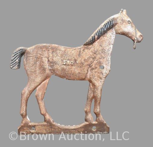Cast Iron horse windmill weight (Dempster?)