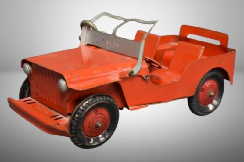 1950's Marx Lumar pressed steel Willys Jeep