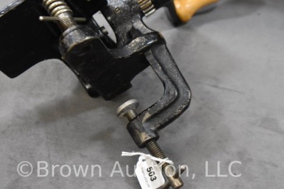 (2) Cast Iron clothing pinching tools: American Pinker; - 7