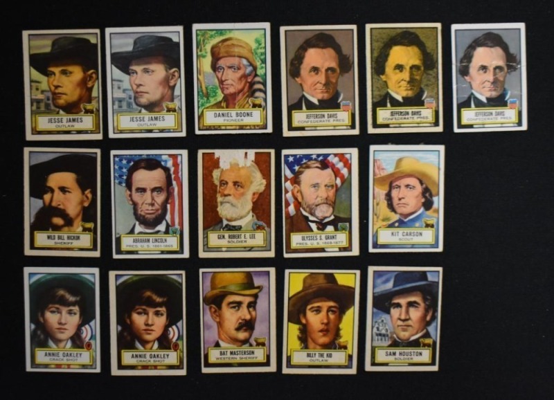 (15) 1950's Topps Look 'n See trading cards