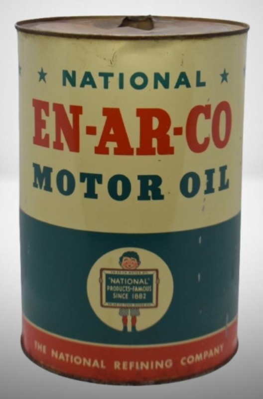 En-Ar-Co 5 qt. oil can