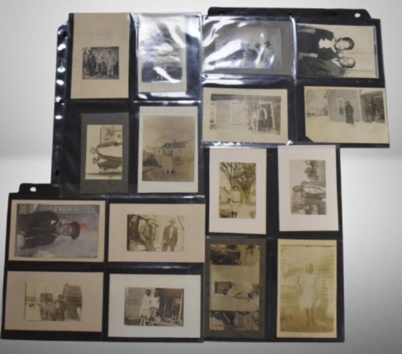 (16) Black Americana portraits incl. 2-post cards