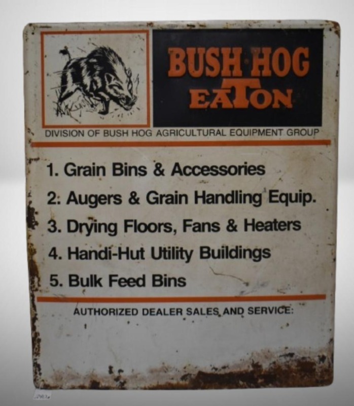 Bush Hog Eaton SST advertising sign