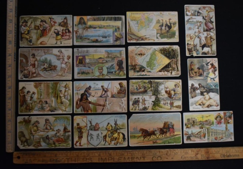 Assortment of Arbuckle Bros. Coffee Co. advertising trade cards