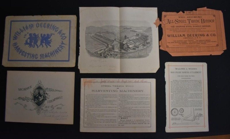 (3) William Deering and Co. booklets, 1880's