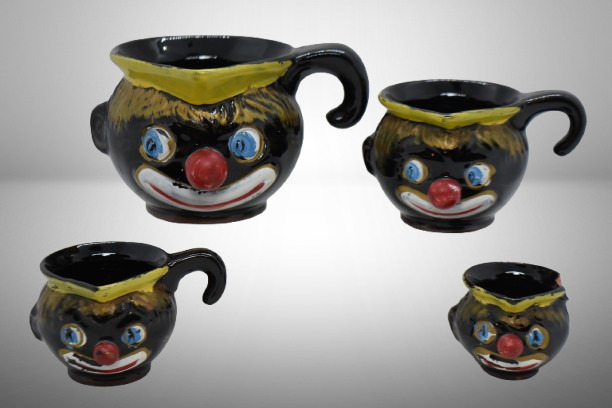 4 pc. Black Americana measuring cups set