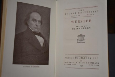 (23) Hard back volumes of The Pocket University, Guide to Daily Reading, Doubleday Page & Co. 1927 - 14