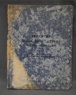 (3) Hard back books: 1 - Provisional Machine-Gun Firing Manual, Washington Government Printing Office, 1917; 2 - Infantry Drill Regulations, United States Army, Washington Government Printing Office, 1918; 3 - Elements of Military Sketching and Map Readin - 6