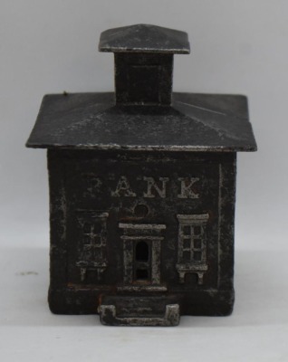 J&E Stevens Cast Iron cupola still "Bank" building