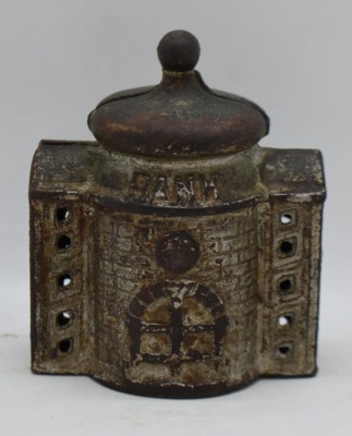 A.C. Williams Cast Iron Presto domed building still "Bank"