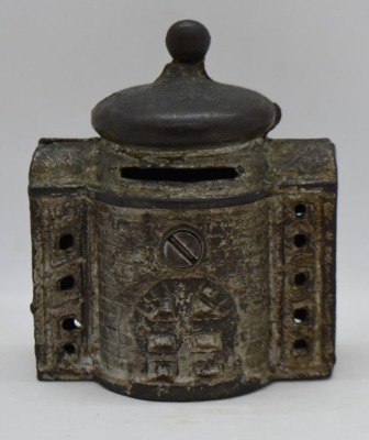 A.C. Williams Cast Iron Presto domed building still "Bank" - 3