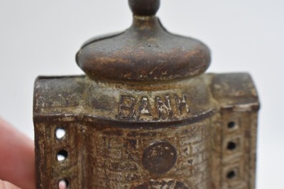 A.C. Williams Cast Iron Presto domed building still "Bank" - 7
