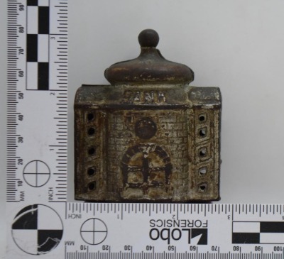 A.C. Williams Cast Iron Presto domed building still "Bank" - 8