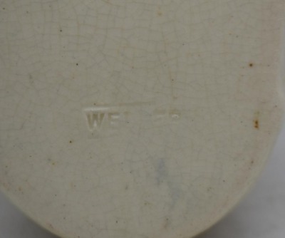 Mrkd. Weller Roma 6" wall pocket w/ reticulated band - 7